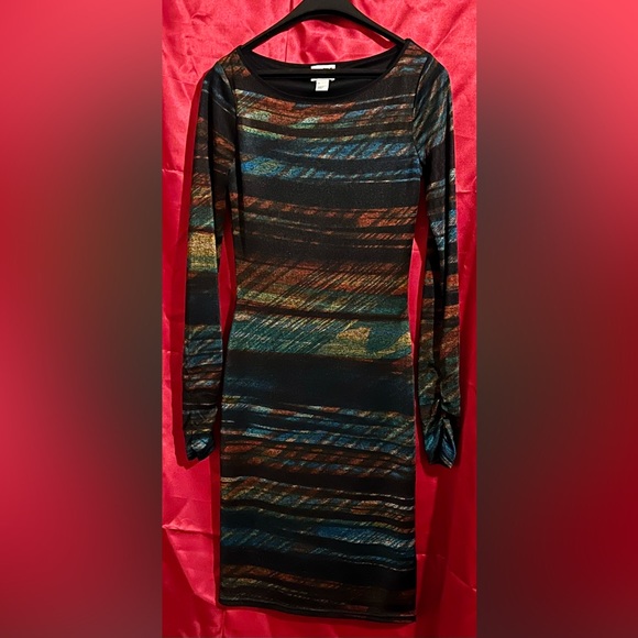 Reiss 1971 Dress Bodycon Black Rainbow
Size Small - Picture 5 of 12
